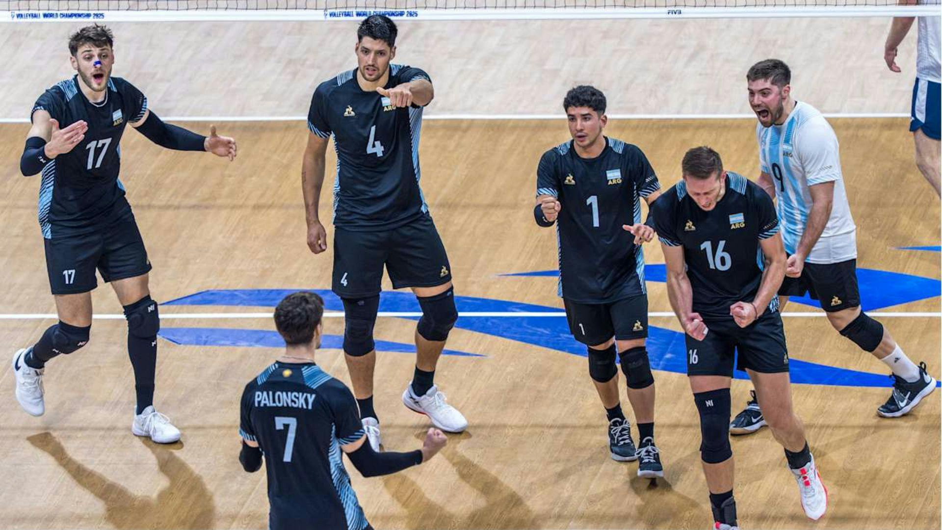 Argentina pulls off reverse sweep vs Finland in FIVB Men